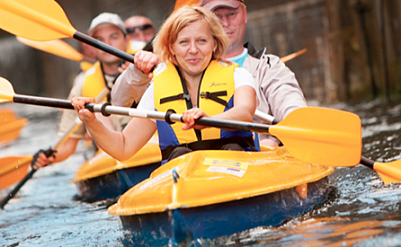 Приключения на байдарках и велосипедах