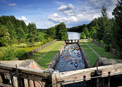 Новый туристический сезон открыли на Августовском канале